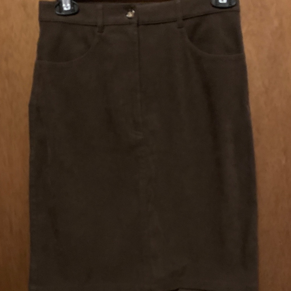 Talbots Brown Pencil Skirt